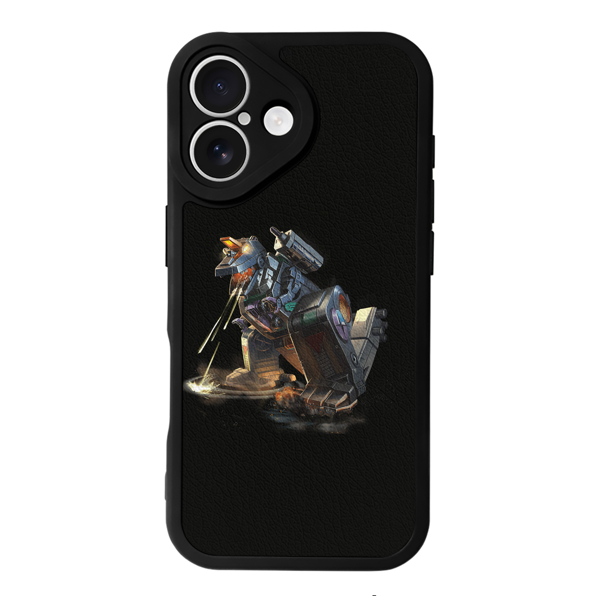 （画像用） Transformers トランスフォーマー 【iPhone 16シリーズ対応】シリコンスマホケース（レザー調） 材質：シリコン